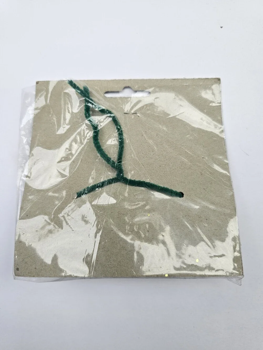 Vintage Christmas Package Wrapping Tree Ornament Tie-Ons Bells Poinsettia NOS